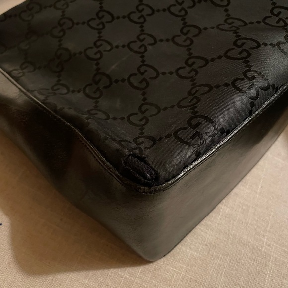 Gucci vintage black GG logo shoulder bag - Picture 7 of 7